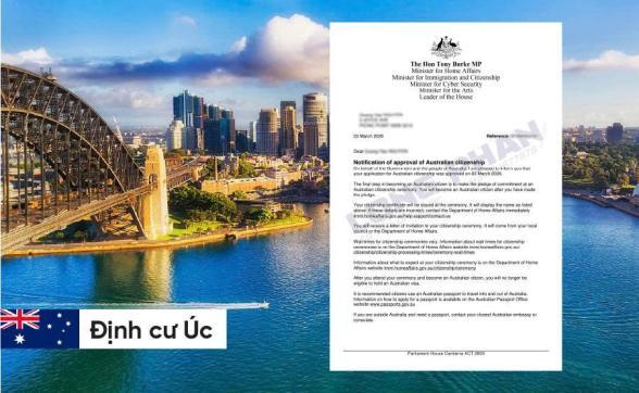 TIN VUI LIÊN TIẾP: CHÚC MỪNG BẠN QUÂN ĐÃ NHẬN ĐƯỢC THƯ CHẤP THUẬN CẤP QUỐC TỊCH ÚC