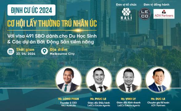 SỰ KIỆN ĐỊNH CƯ ÚC TẠI MELBOURNE: CƠ HỘI LẤY THƯỜNG TRÚ NHÂN ÚC VỚI VISA 491 SBO.