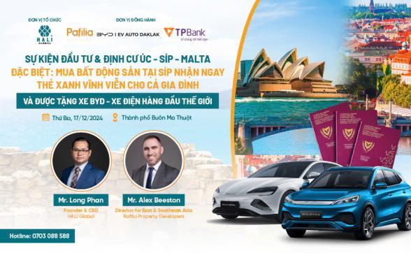 NHIỀU DOANH NHÂN VIỆT CHUYỂN HƯỚNG ĐẦU TƯ TỪ ÚC SANG CỘNG HÒA SÍP – CƠ HỘI ĐỂ TRỞ THÀNH CÔNG DÂN TOÀN CẦU