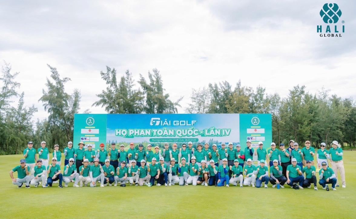 HALI GLOBAL ĐỒNG HÀNH CÙNG GIẢI GOLF HỌ PHAN TOÀN QUỐC LẦN IV