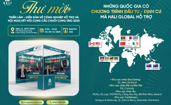 Công Ty HALI Global xin trân trọng tổ chức chương trình KẾT NỐI DOANH NGHIỆP ĐỐI TÁC