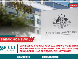 BREAKING NEWS:  CẬP NHẬT VỀ THỜI GIAN XỬ LÝ CÁC HỒ SƠ CHƯƠNG TRÌNH BUSINESS INNOVATION AND INVESTMENT PROGRAM (BIIP). CHƯƠNG TRÌNH NÀO SẼ ĐƯỢC ƯU TIÊN