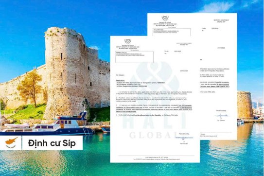 CHÚC MỪNG GIA ĐÌNH CHỊ N NHẬN THƯ CHẤP NHẬN PR APPROVAL CỘNG HÒA SÍP