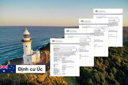 CHÚC MỪNG GIA ĐÌNH CHỊ PHƯƠNG CHÍNH THỨC ĐƯỢC CẤP VISA THƯỜNG TRÚ 888A – DIỆN KINH DOANH ĐỔI MỚI