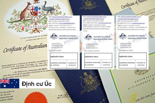 HALI GLOBAL CHÚC MỪNG KHÁCH HÀNG NHẬN ĐƯỢC THƯ MỜI DỰ LỄ TUYÊN THỆ QUỐC TỊCH ÚC