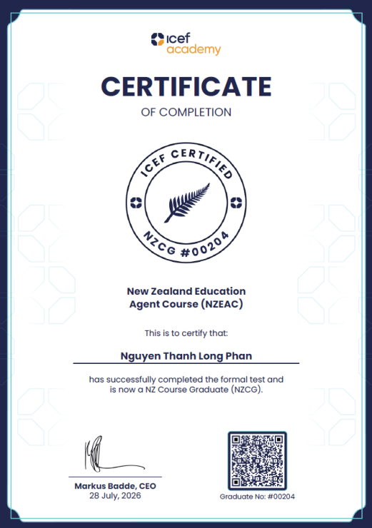New Zealand Education Agent Course (NZEAC)