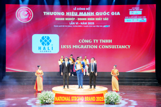 HALI GLOBAL VINH DỰ ĐƯỢC VINH DANH TOP 10 THƯƠNG HIỆU MẠNH QUỐC GIA 2025