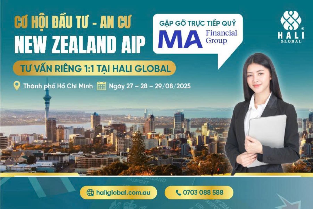 CƠ HỘI ĐẦU TƯ - AN CƯ NEW ZEALAND AIP: GẶP GỠ TRỰC TIẾP QUỸ MA FINANCIAL GROUP