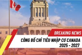 CÔNG BỐ CHỈ TIÊU NHẬP CƯ CANADA 2025 - 2027