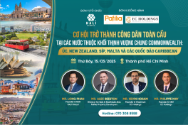 CƠ HỘI TRỞ THÀNH CÔNG DÂN TOÀN CẦU TẠI CÁC NƯỚC THUỘC KHỐI THỊNH VƯỢNG CHUNG COMMONWEALTH: ÚC, NEW ZEALAND, SÍP, MALTA VÀ CÁC QUỐC ĐẢO CARIBBEAN