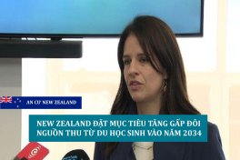 NEW ZEALAND ĐẶT MỤC TIÊU TĂNG GẤP ĐÔI NGUỒN THU TỪ DU HỌC SINH VÀO NĂM 2034