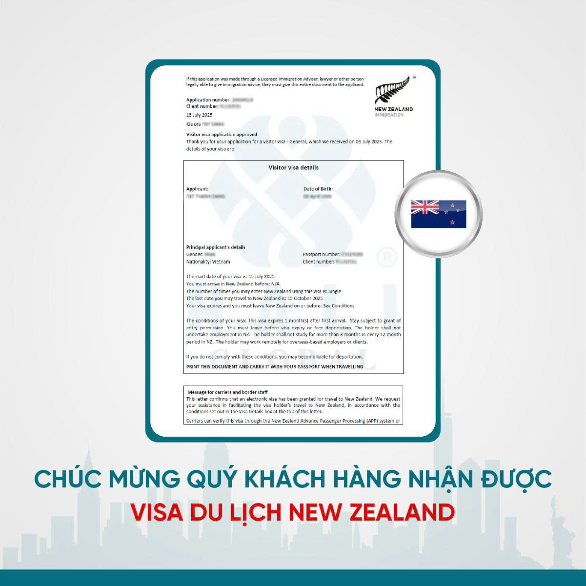 Hồ sơ du lịch New Zealand