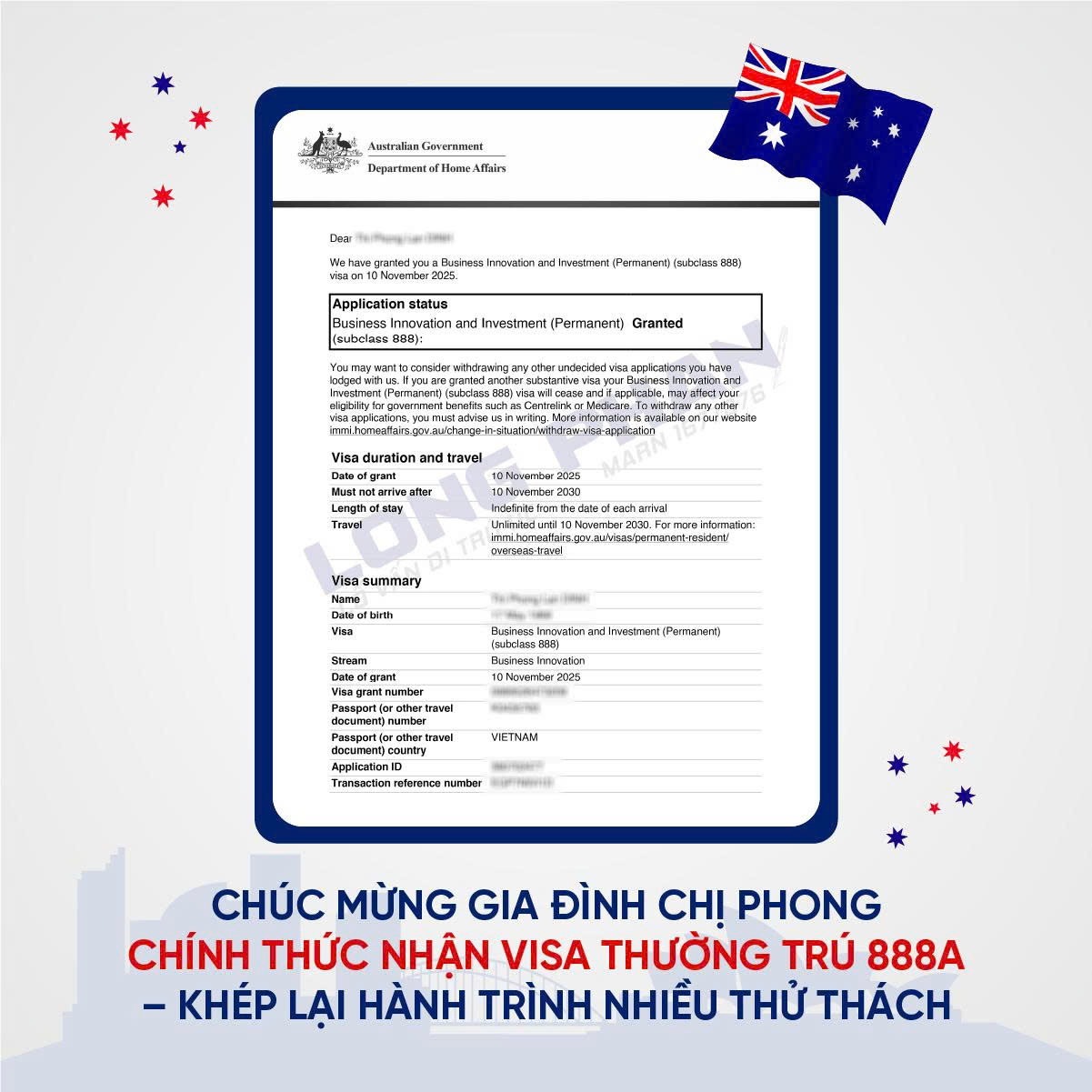 visa hồi hương Úc_HALI Global