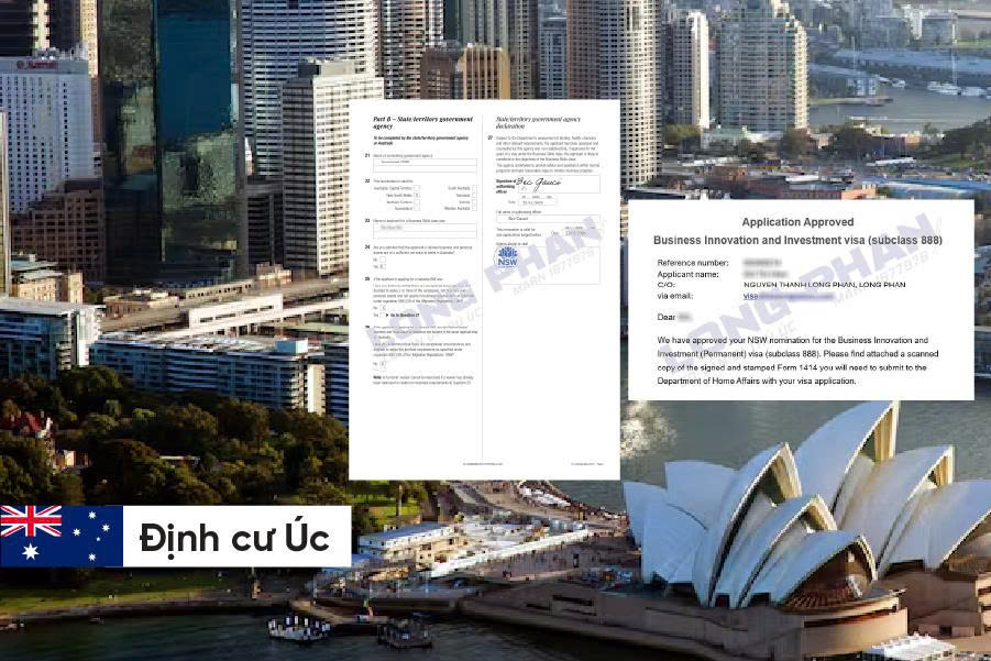 CHÚC MỪNG GIA ĐÌNH CHỊ HÒA ĐƯỢC TIỂU BANG NEW SOUTH WALES BẢO LÃNH VISA THƯỜNG TRÚ 888B – DIỆN NHÀ ĐẦU TƯ TRONG THỜI GIAN CHƯA ĐẦY 20 GIỜ