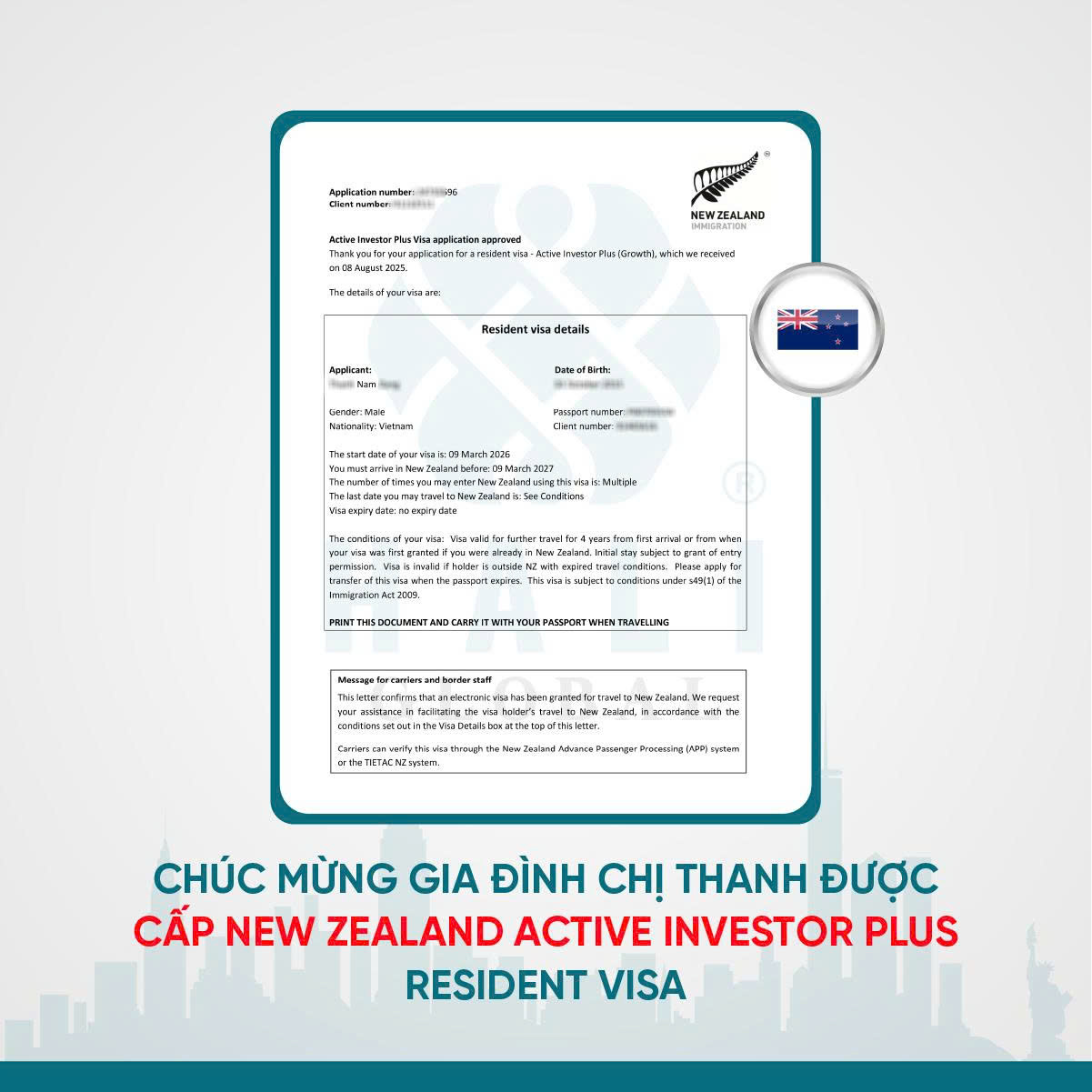 CCTC HALI Global - New Zealand