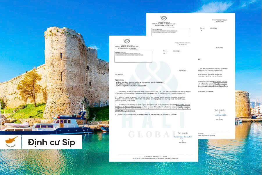 CHÚC MỪNG GIA ĐÌNH CHỊ N NHẬN THƯ CHẤP NHẬN PR APPROVAL CỘNG HÒA SÍP