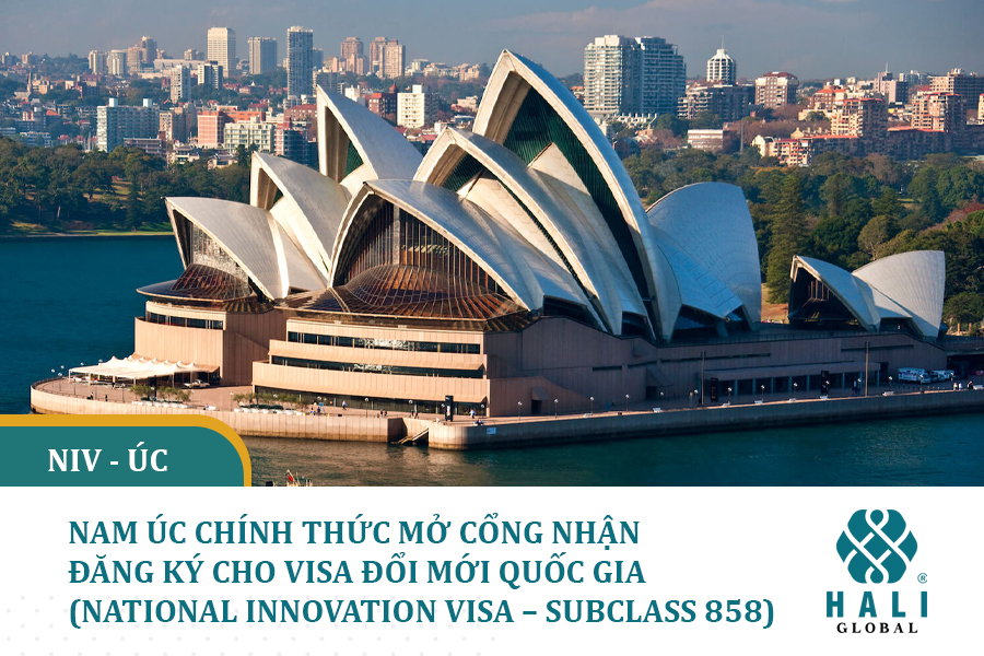 NAM ÚC CHÍNH THỨC MỞ CỔNG NHẬN ĐĂNG KÝ CHO VISA ĐỔI MỚI QUỐC GIA (NATIONAL INNOVATION VISA – SUBCLASS 858)