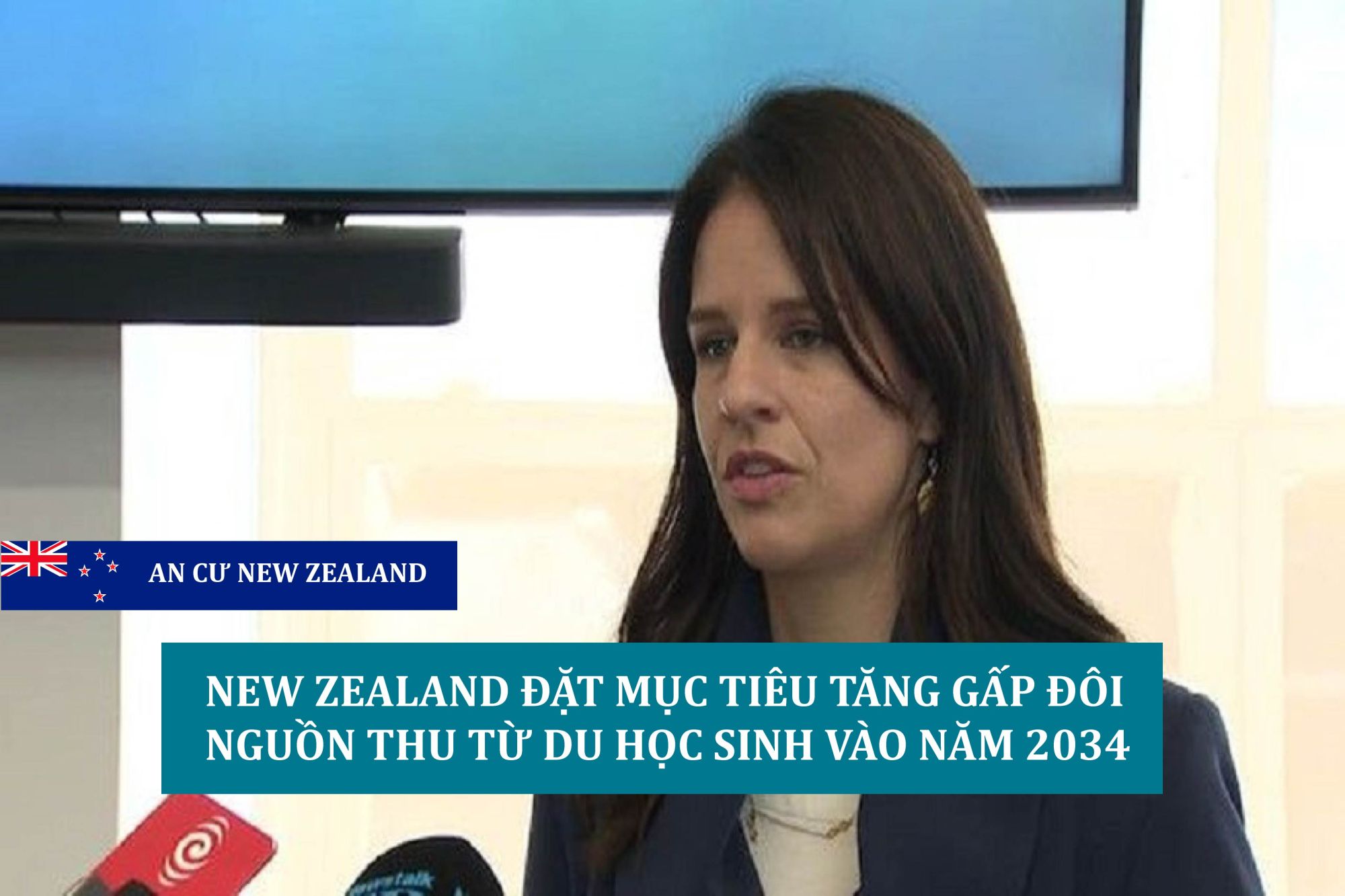 NEW ZEALAND ĐẶT MỤC TIÊU TĂNG GẤP ĐÔI NGUỒN THU TỪ DU HỌC SINH VÀO NĂM 2034