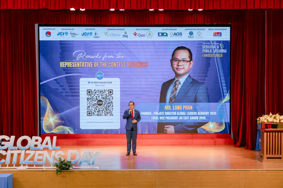 CỐ VẤN DI TRÚ LONG PHAN ĐẮC CỬ PHÓ CHỦ TỊCH JCI EAST SAIGON 2026: HÀNH TRÌNH PHỤNG SỰ CỘNG ĐỒNG VƯƠN TẦM QUỐC TẾ