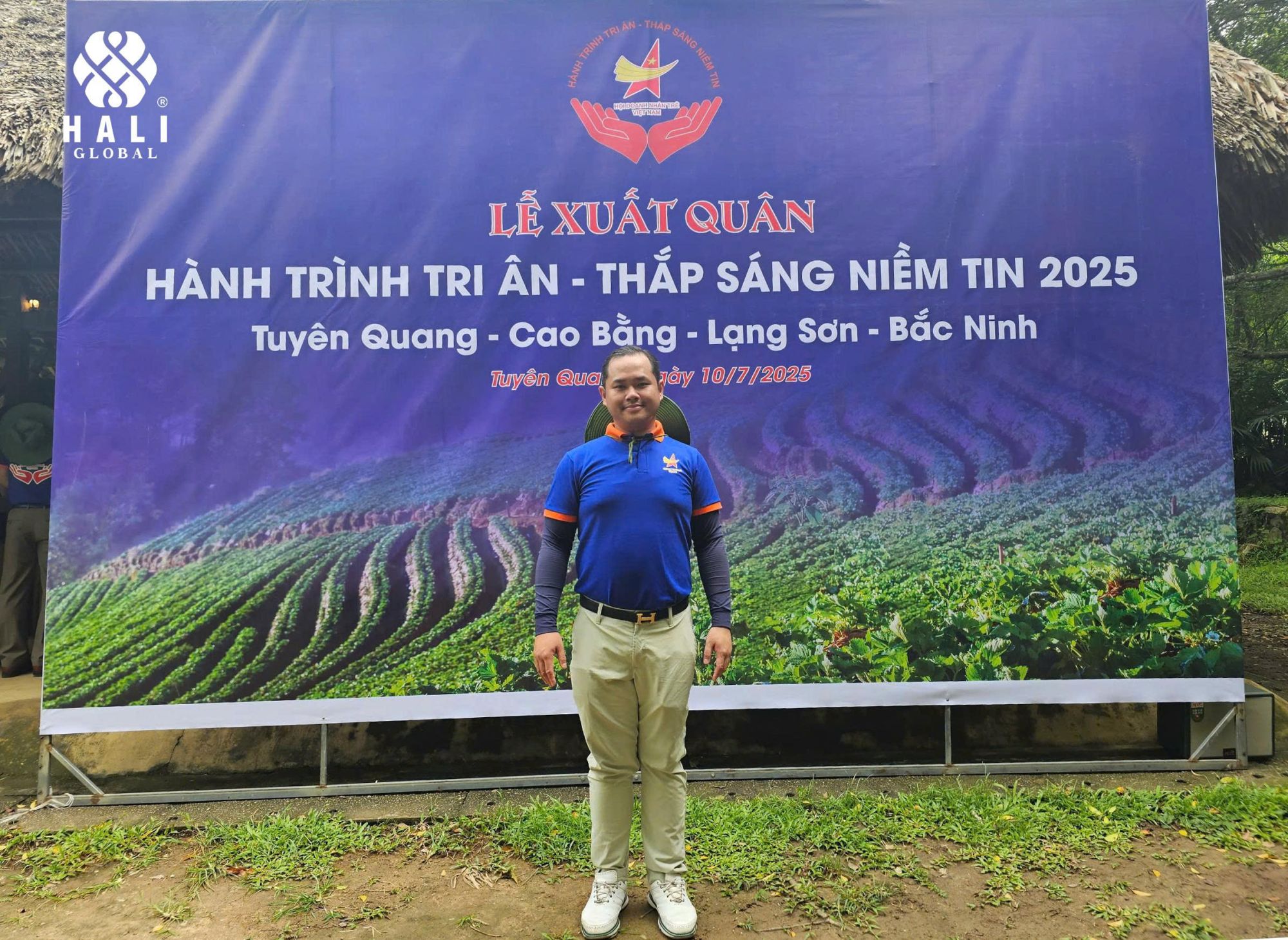 Cố vấn Di trú Long Phan tại Lễ Xuất Quân “Hành Trình Tri Ân – Thắp Sáng Niềm Tin 2025” tại Tuyên Quang