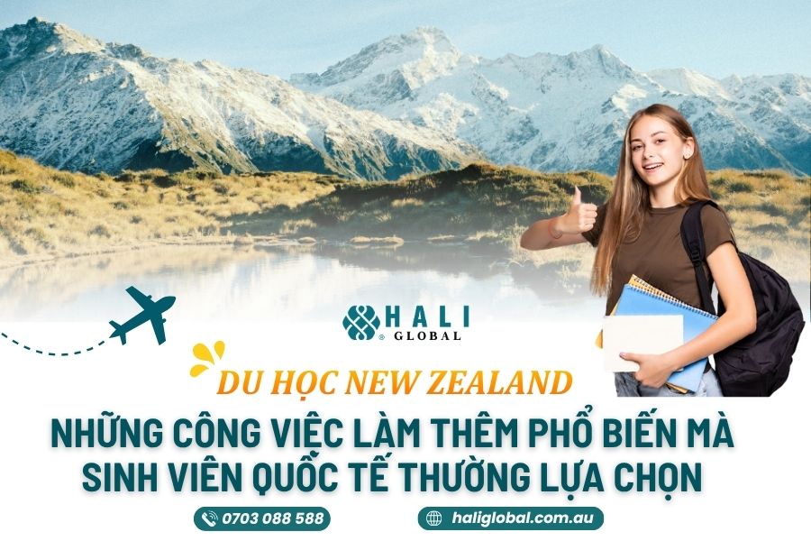 DU HỌC NEW ZEALAND – NHỮNG CÔNG VIỆC LÀM THÊM PHỔ BIẾN DÀNH CHO SINH VIÊN QUỐC TẾ