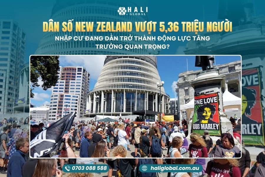 DÂN SỐ NEW ZEALAND VƯỢT 5,36 TRIỆU NGƯỜI – VÌ SAO NHẬP CƯ ĐANG TRỞ THÀNH ĐỘNG LỰC TĂNG TRƯỞNG QUAN TRỌNG?
