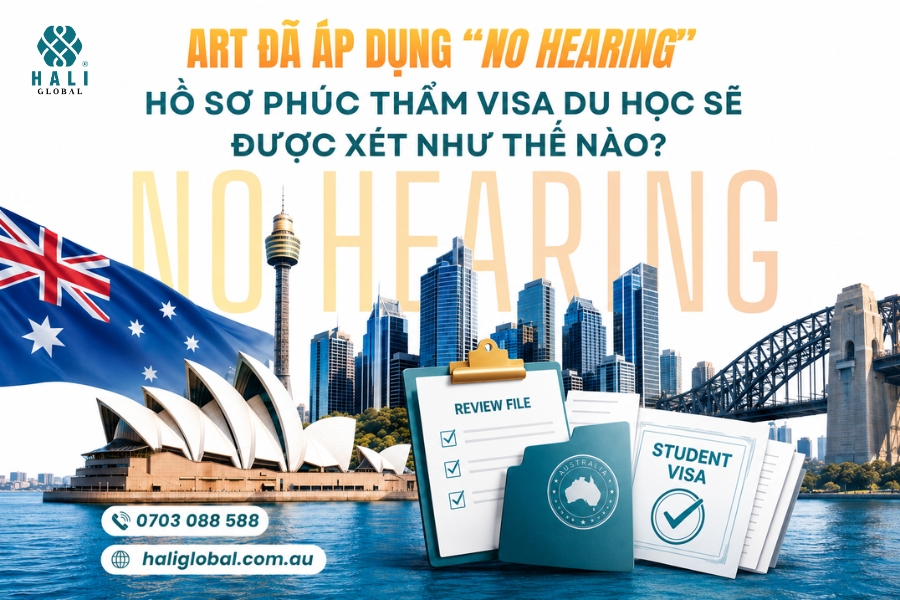 HỒ SƠ PHÚC THẨM VISA DU HỌC ÚC: QUY TRÌNH “NO HEARING” TỪ 01/06/2026 CÓ GÌ THAY ĐỔI?