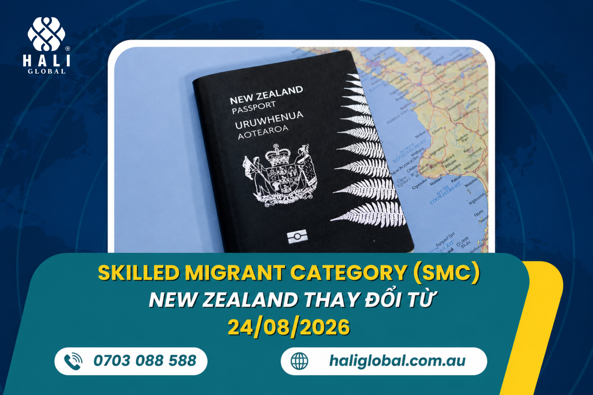 SKILLED MIGRANT CATEGORY NEW ZEALAND 2026: THAY ĐỔI GÌ TỪ 24/08?