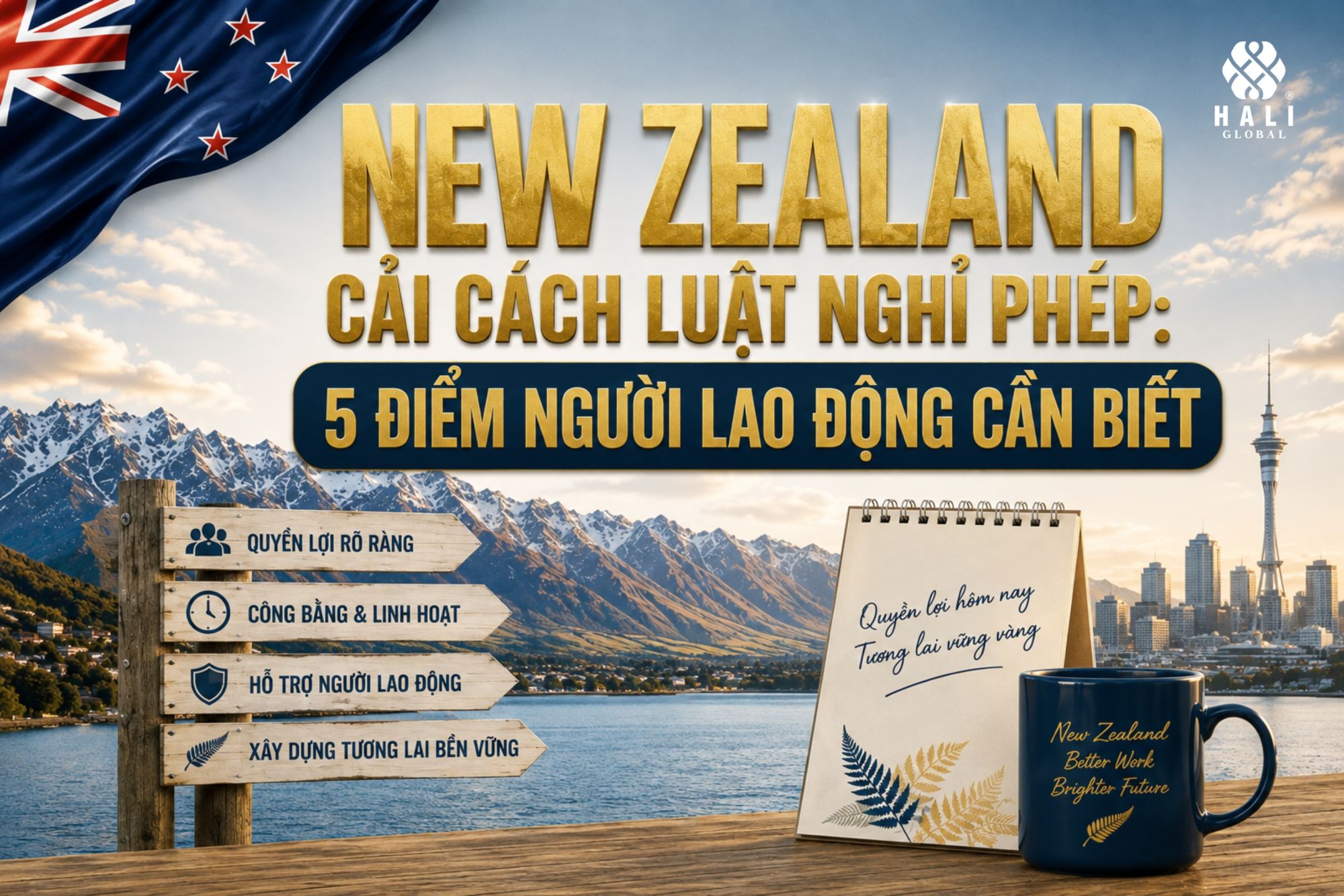 NEW ZEALAND CẢI CÁCH LUẬT NGHỈ PHÉP: 5 THAY ĐỔI NGƯỜI LAO ĐỘNG CẦN BIẾT