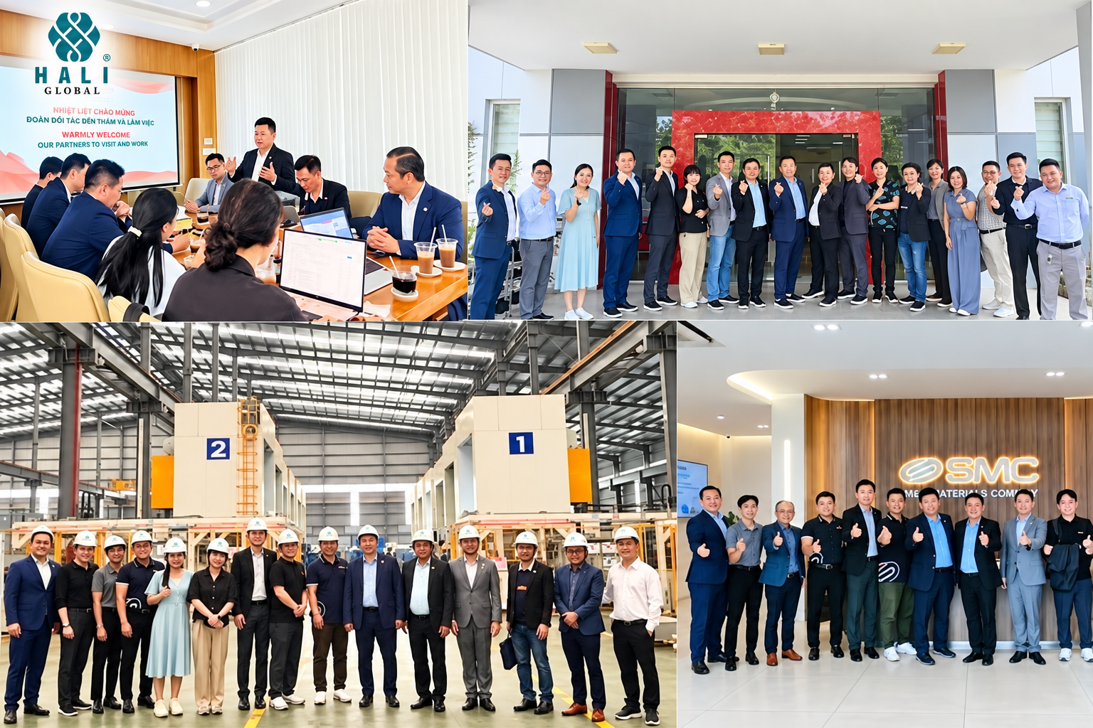 Ông Long Phan - Founder & CEO HALI Global  Phó ban Xúc tiến thương mai & Quan hệ quốc tế HASI  cũng tham gia chào đón các đoàn quốc tế đến thăm và kết nối.