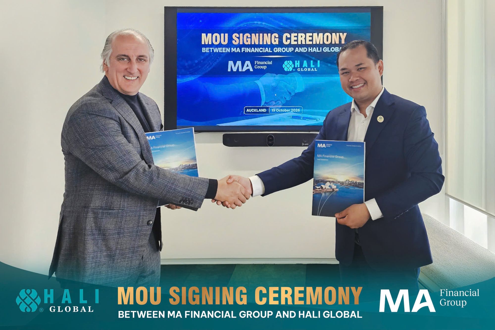 HALI GLOBAL KÝ KẾT MOU CÙNG MA FINANCIAL GROUP TẠI NEW ZEALAND – MỞ RỘNG HỢP TÁC ĐẦU TƯ VÀ TÀI CHÍNH QUỐC TẾ